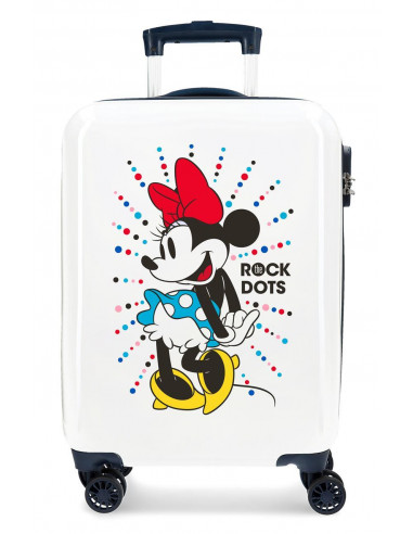 TROLLEY ABS 55CM.4R.MINNIE MAGIC